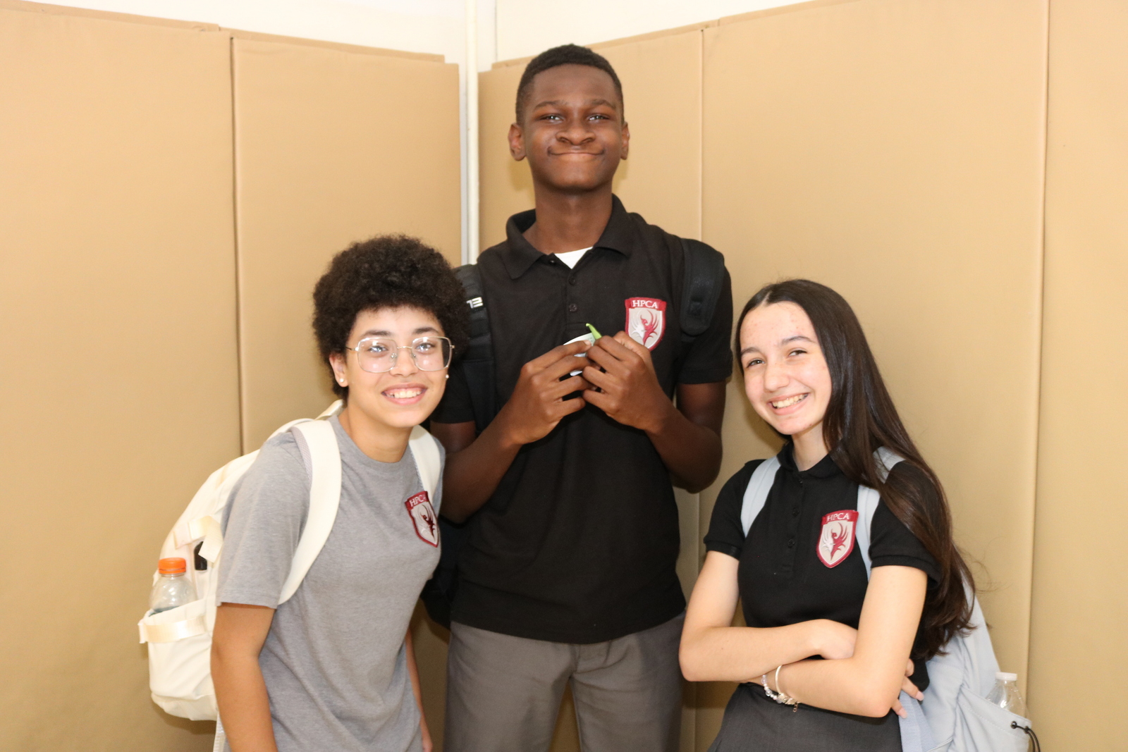 three HPCA students